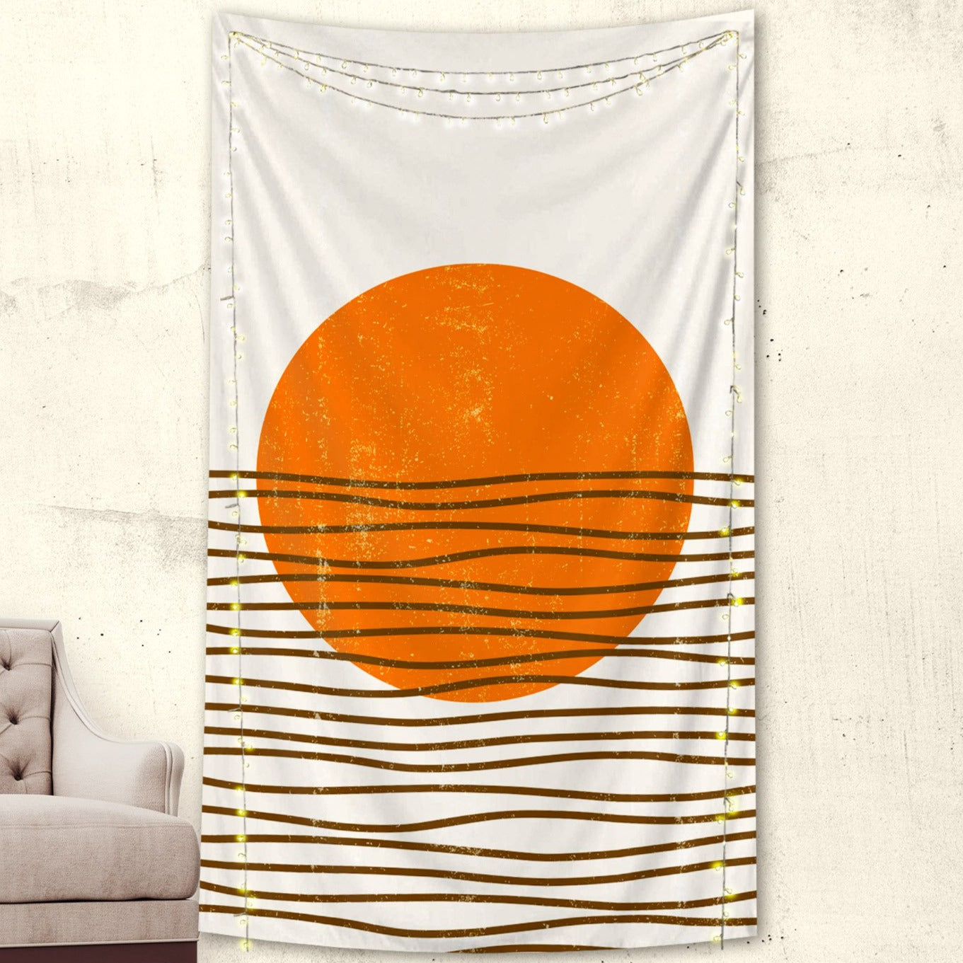 Boho Water Sunset Tapestry